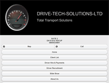 Tablet Screenshot of drivetechsolutionsltd.com